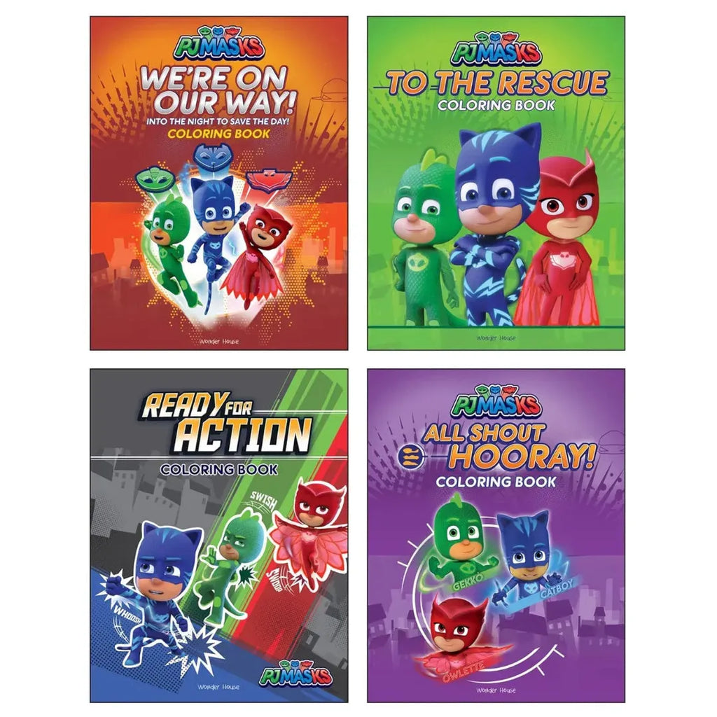 Wonder House PJ Masks Coloring Books Super Pack - Naivri