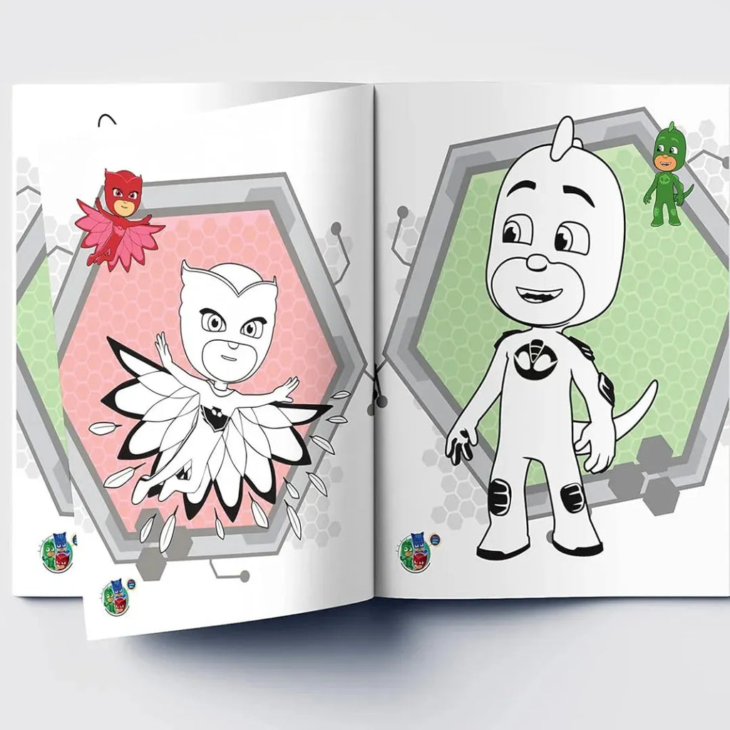 Wonder House PJ Masks Ready For Action Coloring Book - Naivri