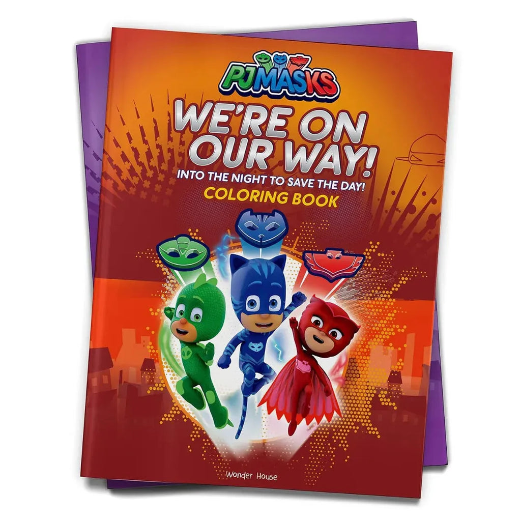 Wonder House PJ Masks We Are On Our Way Coloring Book - Naivri