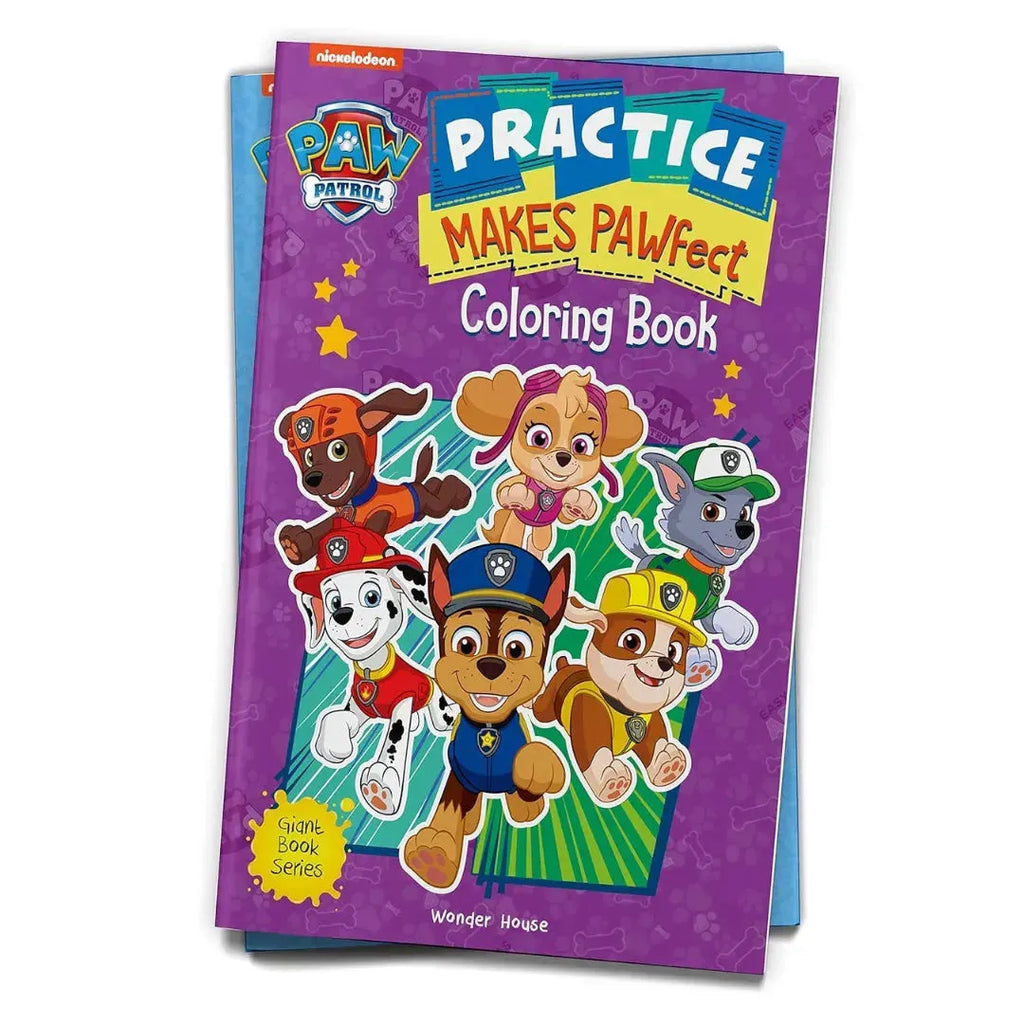 Wonder House Practice Makes PAWfect Paw Patrol Giant Coloring Book - Naivri