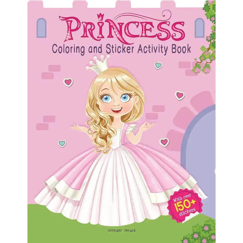 Wonder House Princesses Coloring and Sticker Activity Book - Naivri