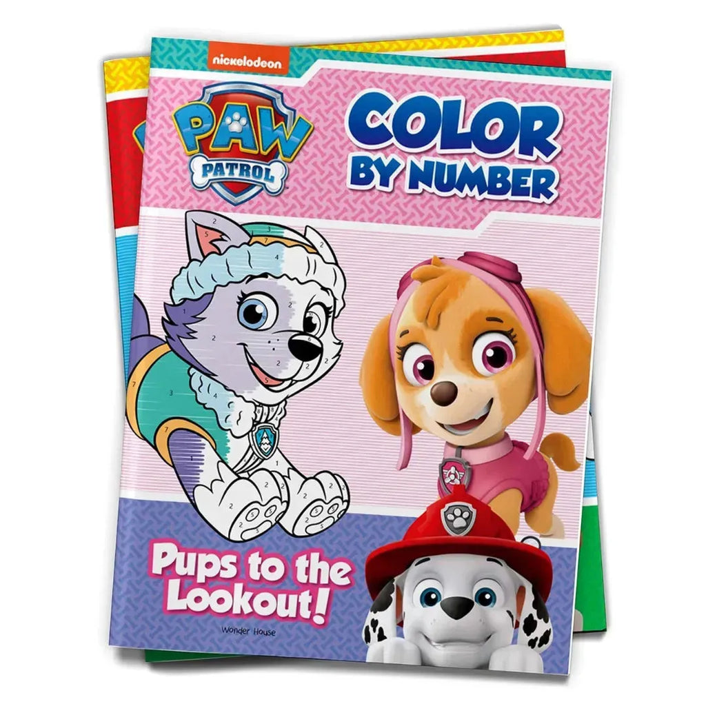 Wonder House Pups To The Lookout Color By Number Activity Book - Naivri