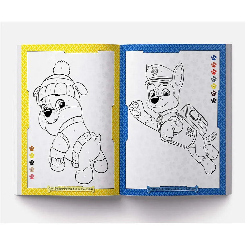 Wonder House Pups To The Lookout Color By Number Activity Book - Naivri