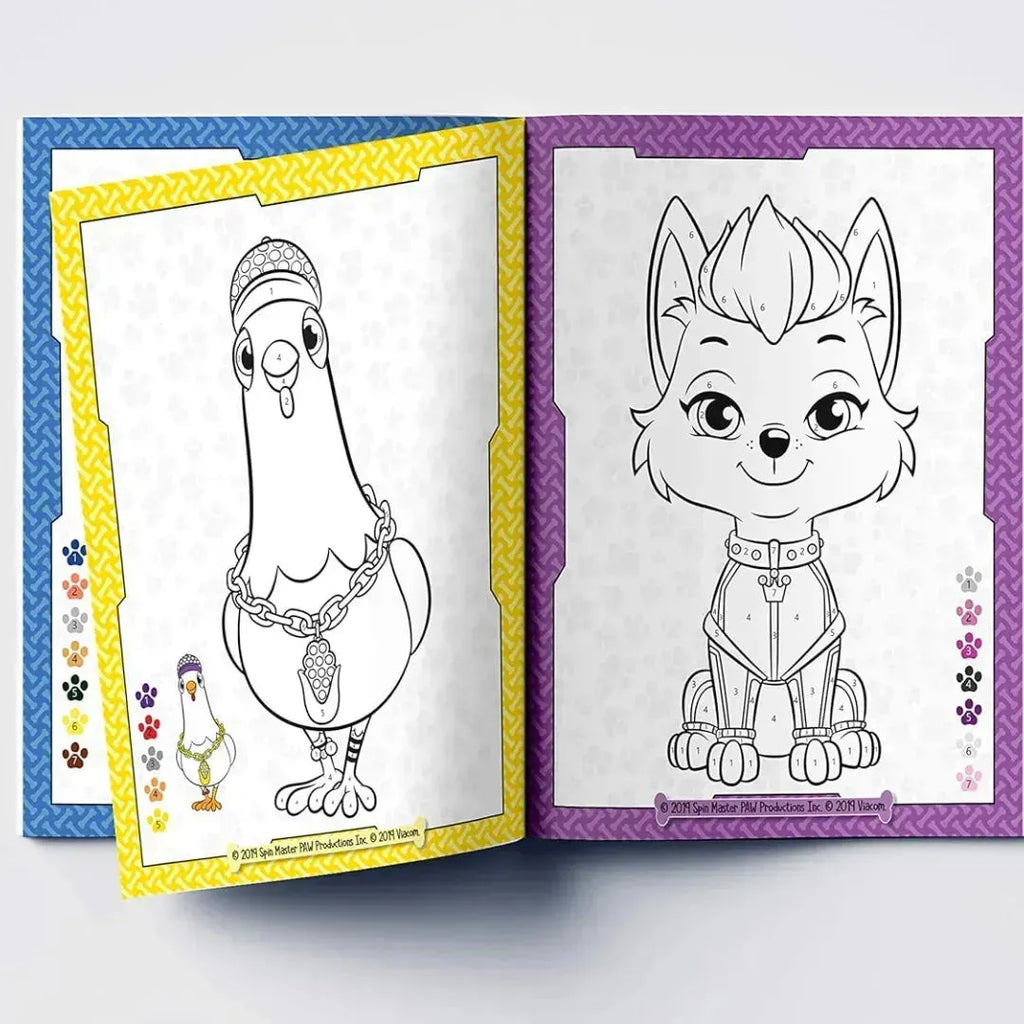 Wonder House Pups To The Lookout Color By Number Activity Book - Naivri