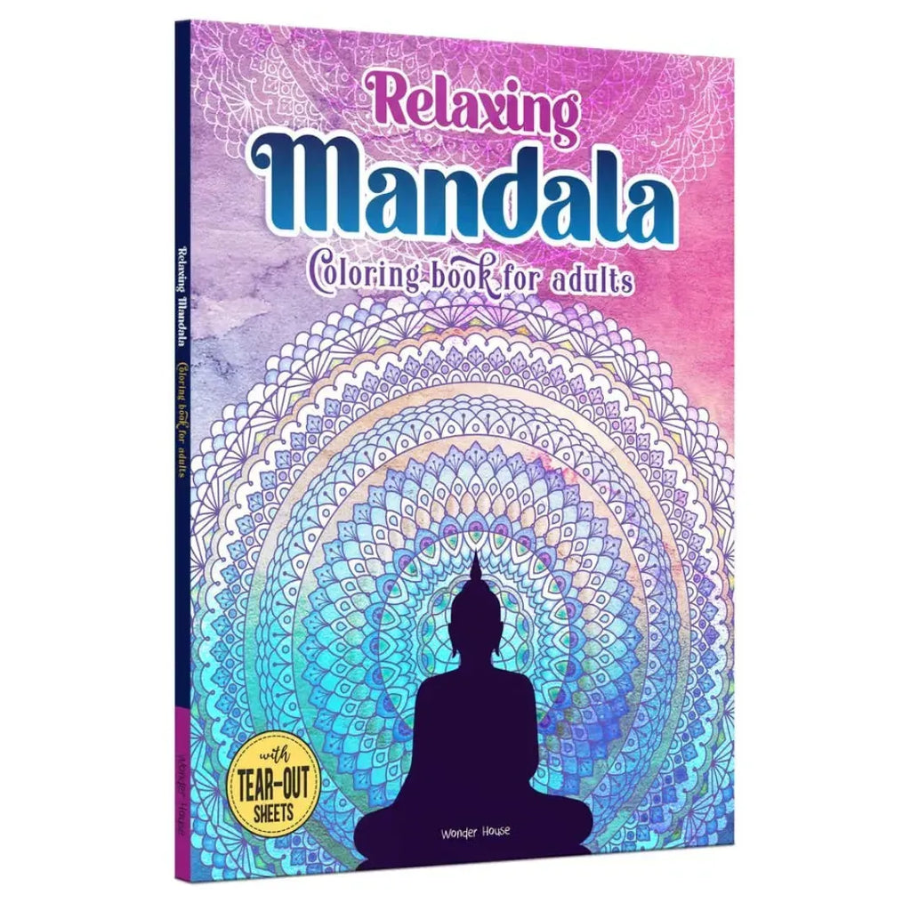 Wonder House Relaxing Mandala Coloring Book - Naivri