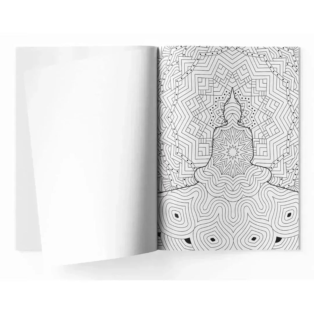 Wonder House Relaxing Mandala Coloring Book - Naivri