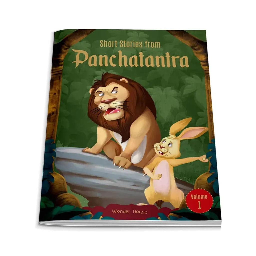 Wonder House Short Stories From Panchatantra - Volume 1: Abridged Illustrated Stories For Children (With Morals) - Naivri