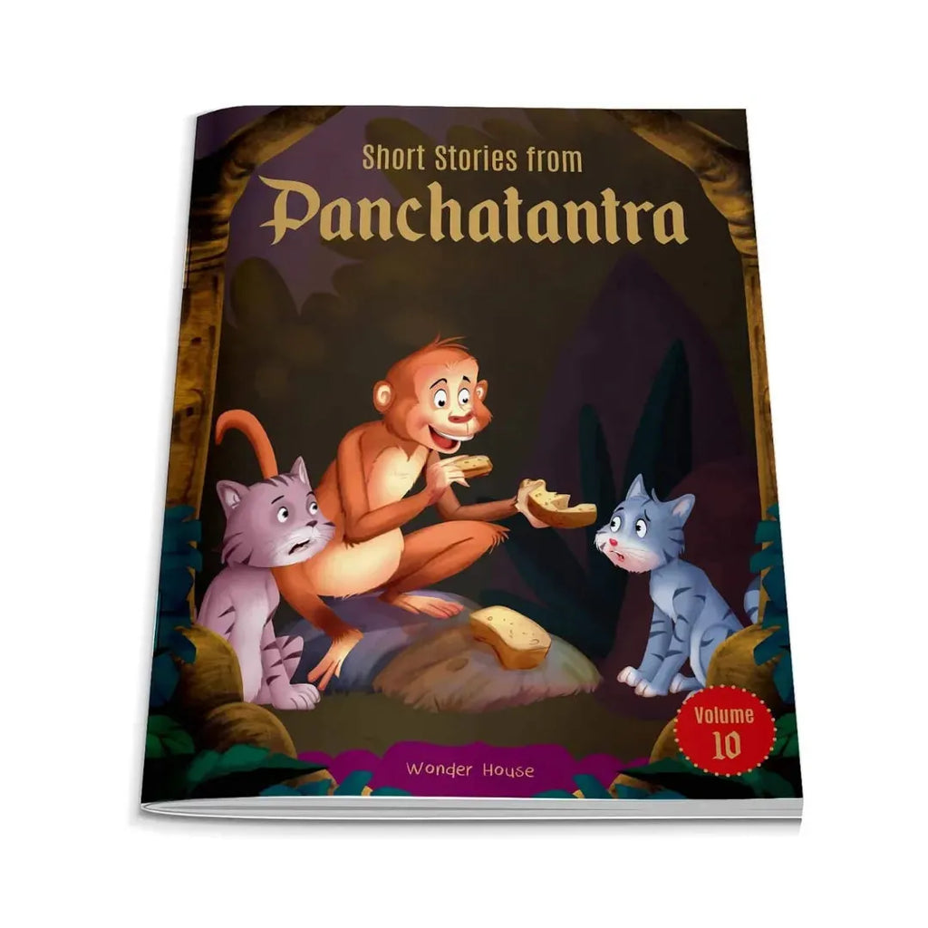 Wonder House Short Stories From Panchatantra - Volume 10: Abridged Illustrated Stories For Children (With Morals) - Naivri