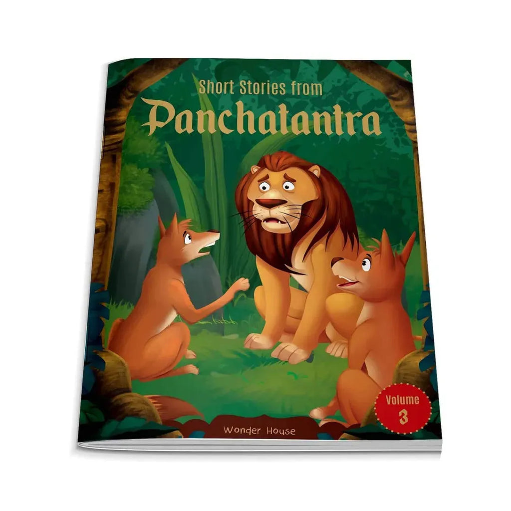 Wonder House Short Stories From Panchatantra - Volume 3: Abridged Illustrated Stories For Children (With Morals) - Naivri