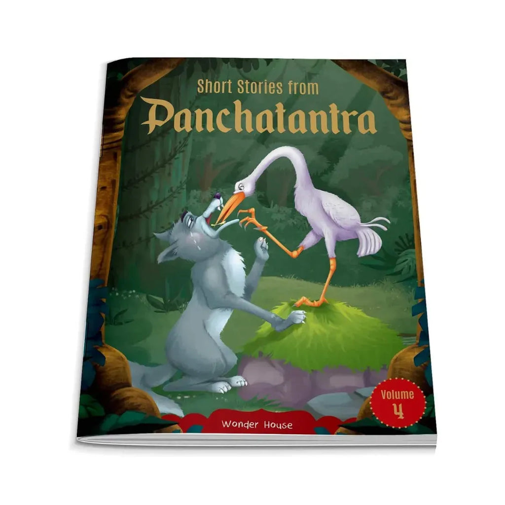 Wonder House Short Stories From Panchatantra - Volume 4: Abridged Illustrated Stories For Children (With Morals) - Naivri