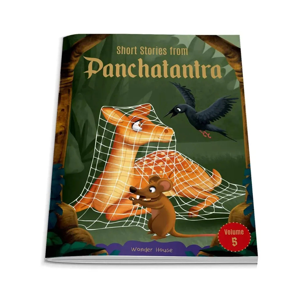 Wonder House Short Stories From Panchatantra - Volume 5: Abridged Illustrated Stories For Children (With Morals) - Naivri