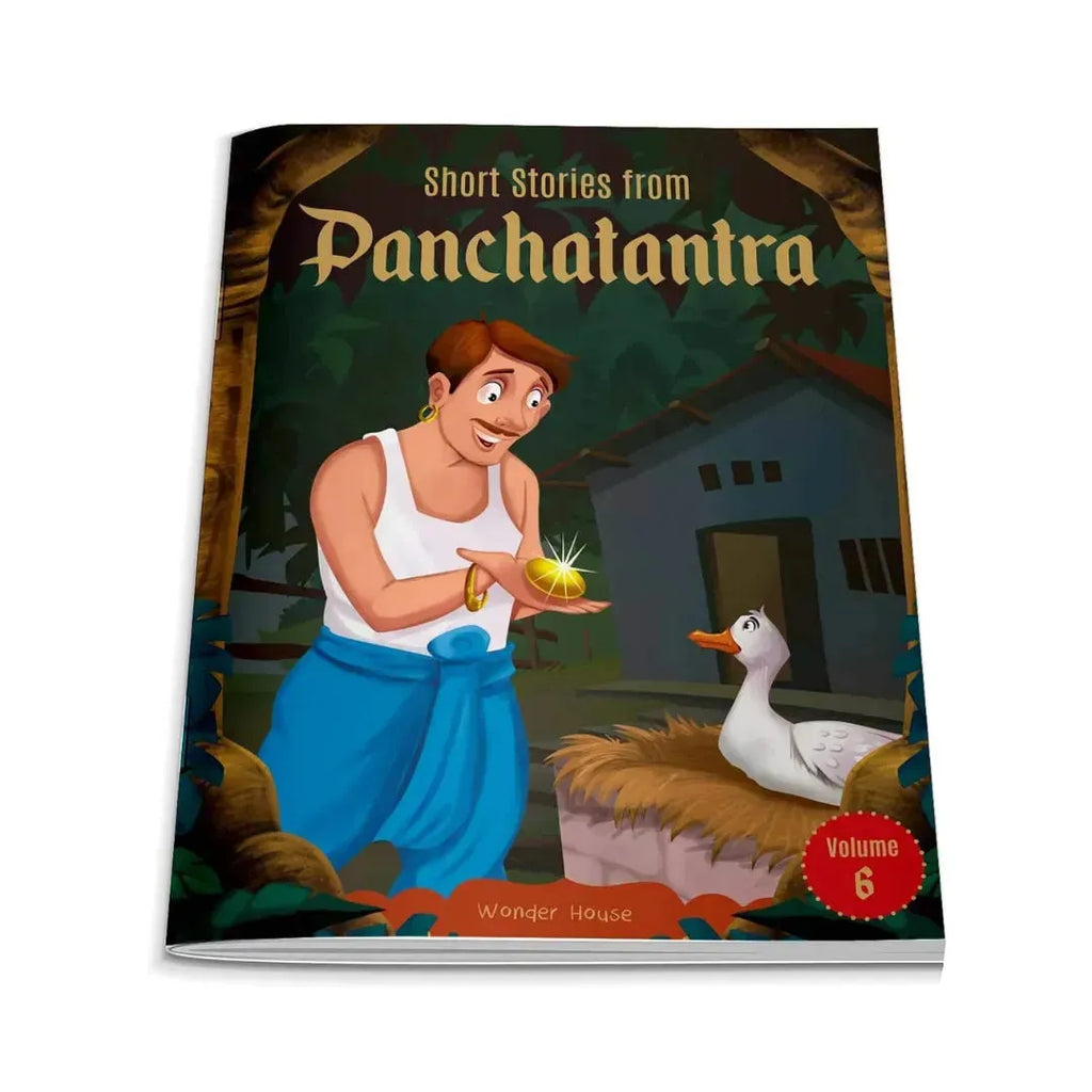 Wonder House Short Stories From Panchatantra - Volume 6: Abridged Illustrated Stories For Children (With Morals) - Naivri