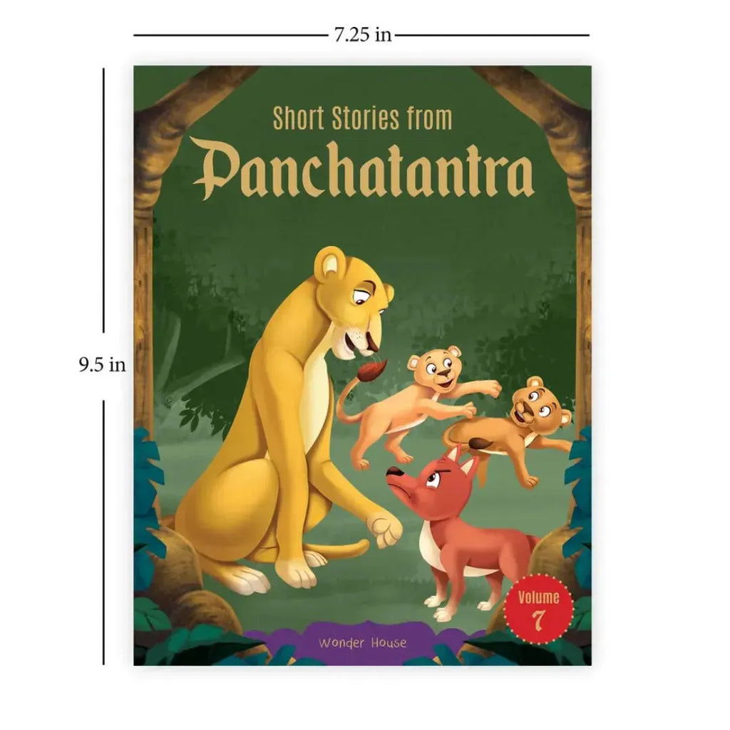 Wonder House Short Stories From Panchatantra - Volume 7: Abridged Illustrated Stories For Children (With Morals) - Naivri