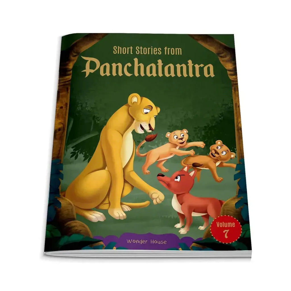 Wonder House Short Stories From Panchatantra - Volume 7: Abridged Illustrated Stories For Children (With Morals) - Naivri