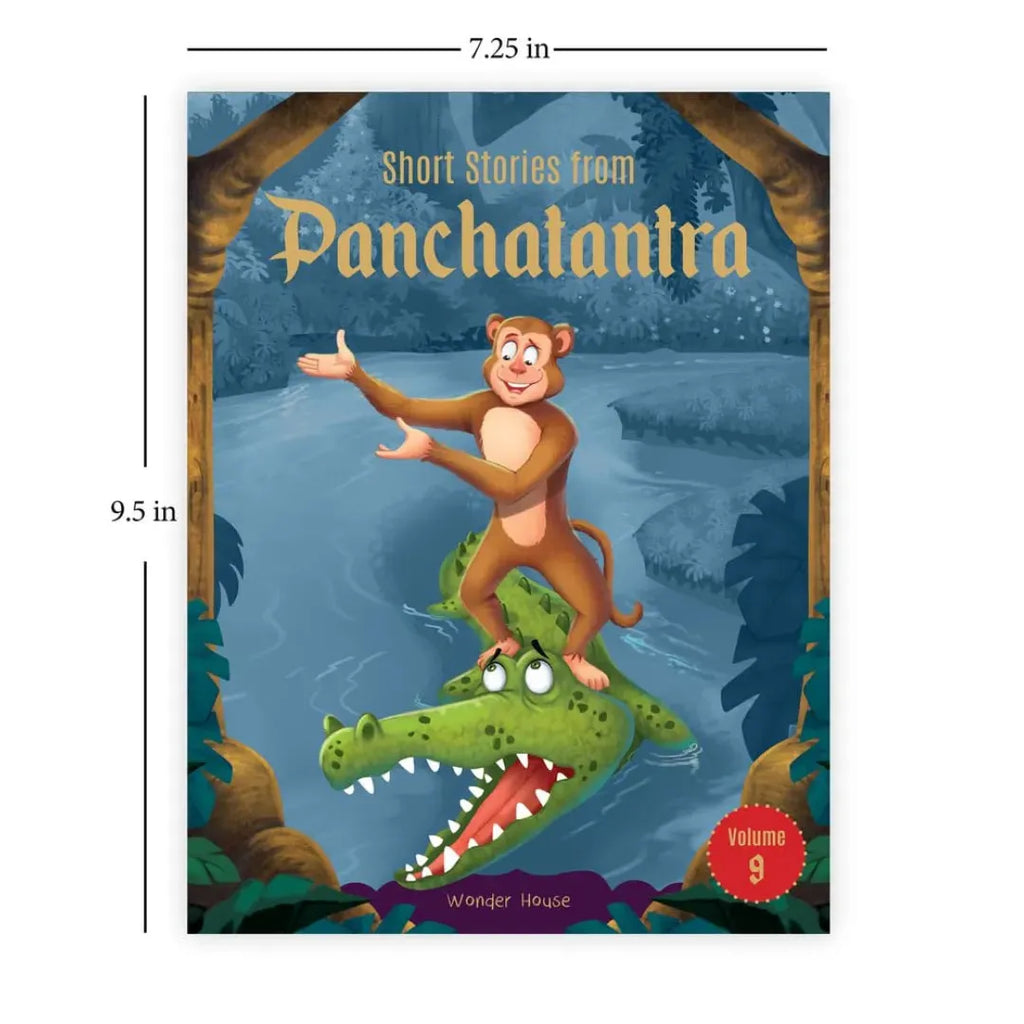 Wonder House Short Stories From Panchatantra - Volume 9: Abridged Illustrated Stories For Children (With Morals) - Naivri