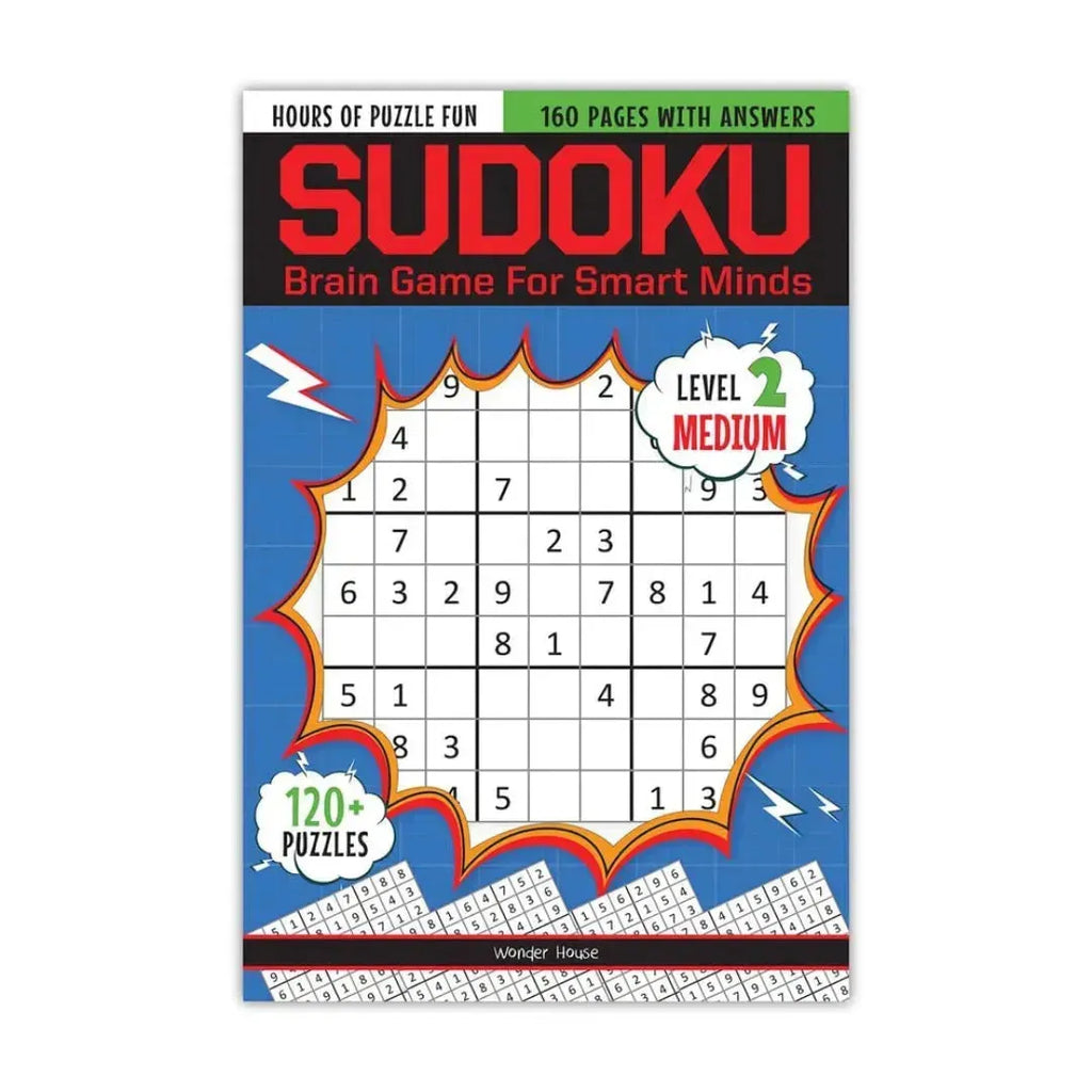 Wonder House Sudoku Brain Games For Smart Minds Level 2 Medium - Naivri