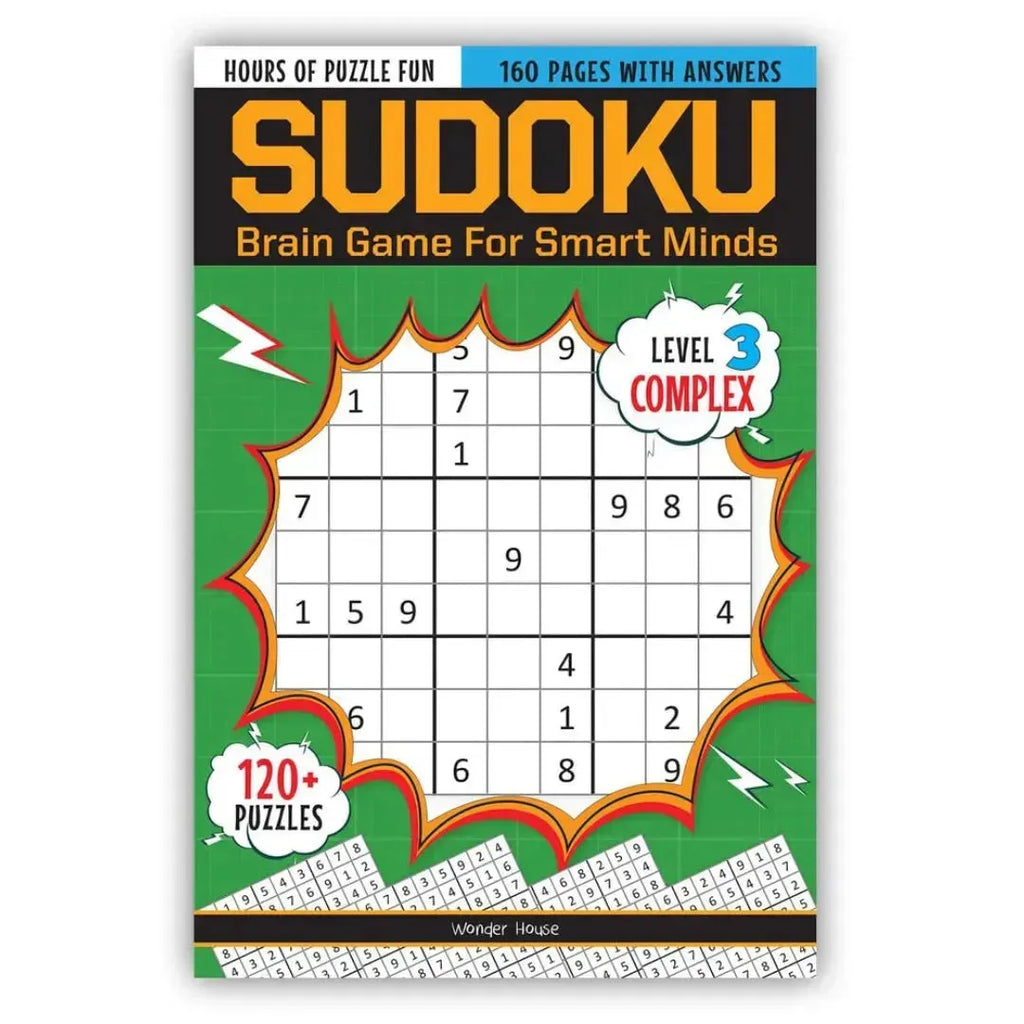 Wonder House Sudoku Brain Games For Smart Minds Level 3 Complex - Naivri