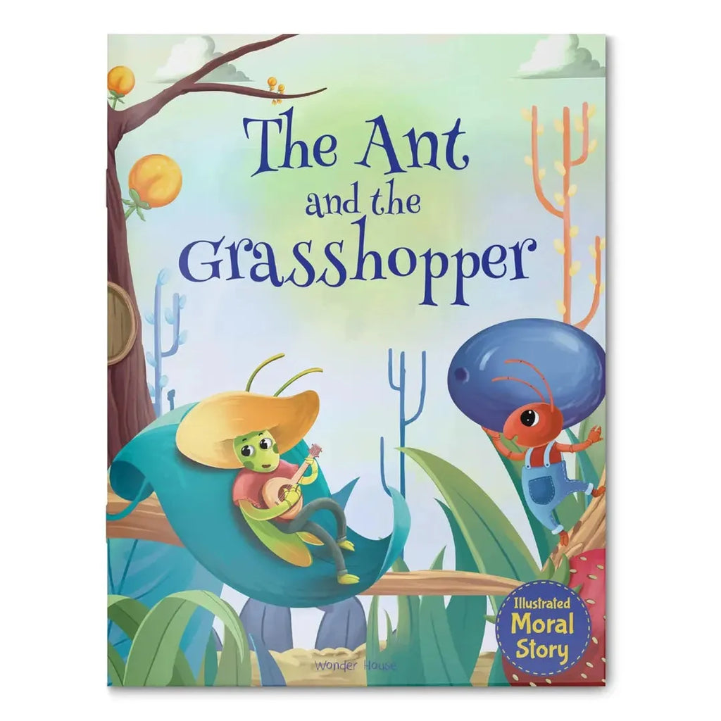 Wonder House The Ant and the Grasshopper - Illustrated Moral Story for Children - Naivri