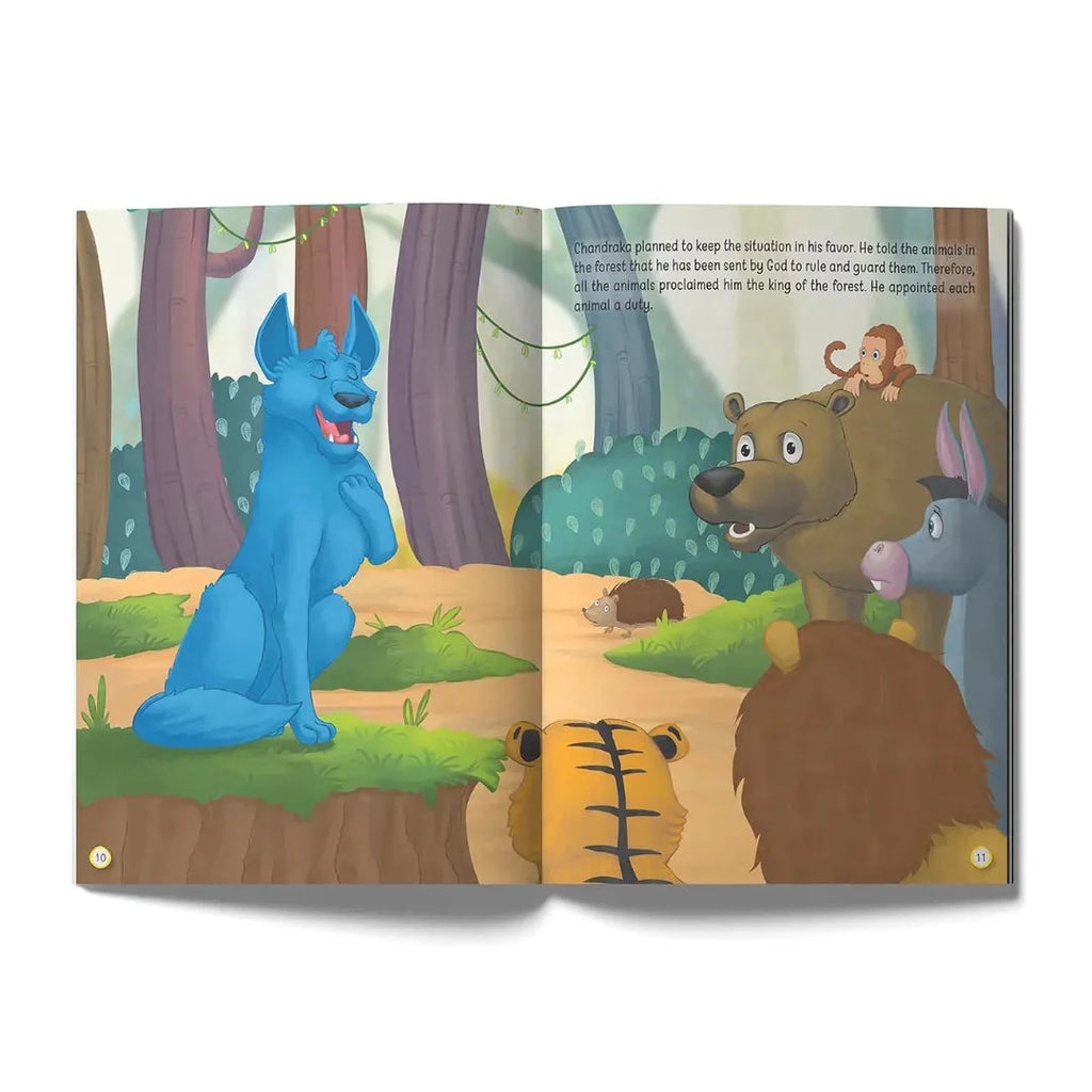 Wonder House The Blue Jackal - Illustrated Moral Story for Children - Naivri