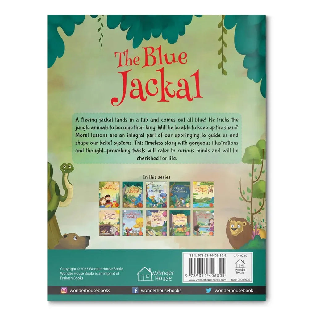 Wonder House The Blue Jackal - Illustrated Moral Story for Children - Naivri