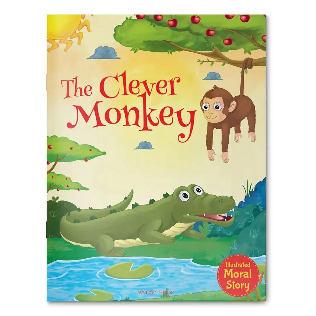 Wonder House The Clever Monkey - Illustrated Moral Story for Children - Naivri