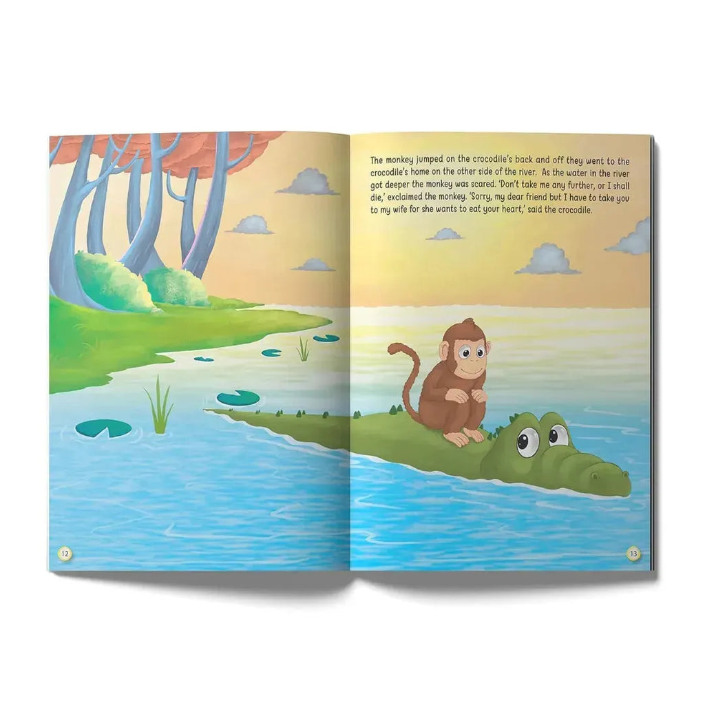 Wonder House The Clever Monkey - Illustrated Moral Story for Children - Naivri