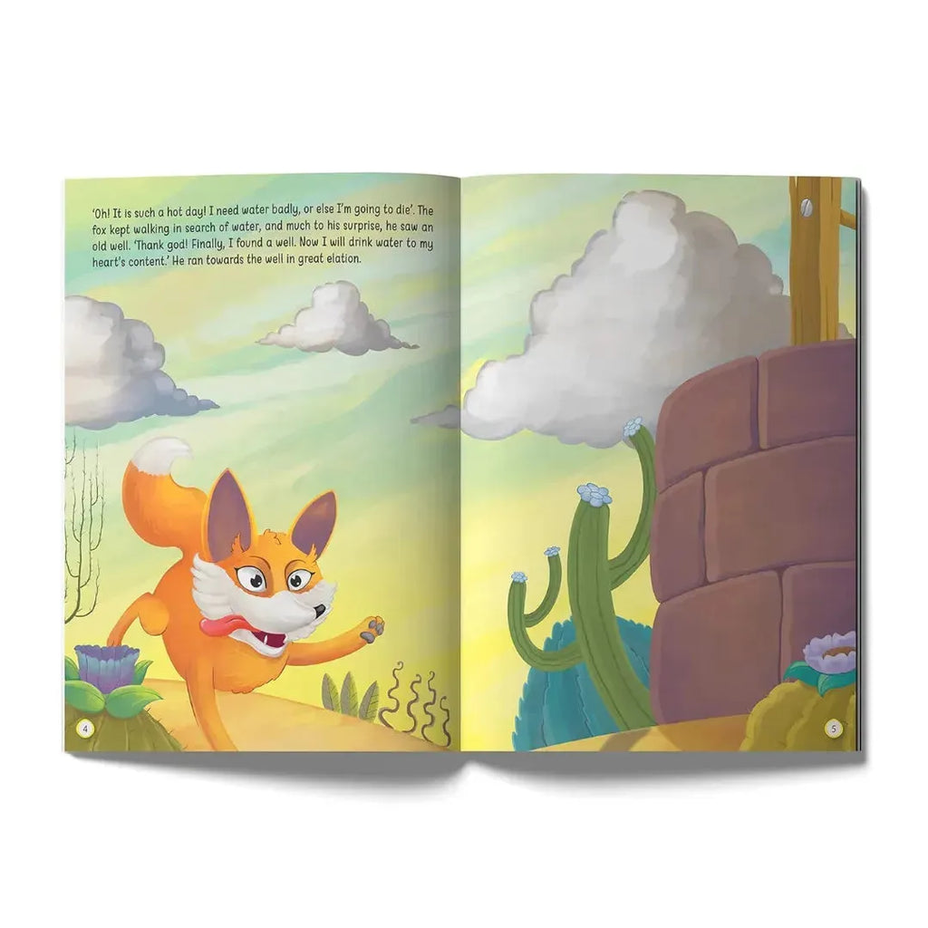 Wonder House The Fox and the Goat - Illustrated Moral Story for Children - Naivri