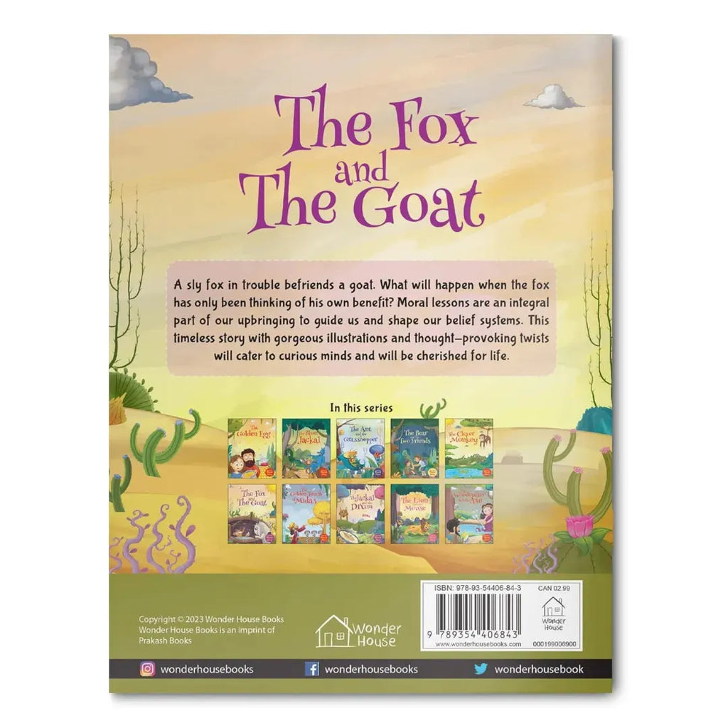 Wonder House The Fox and the Goat - Illustrated Moral Story for Children - Naivri