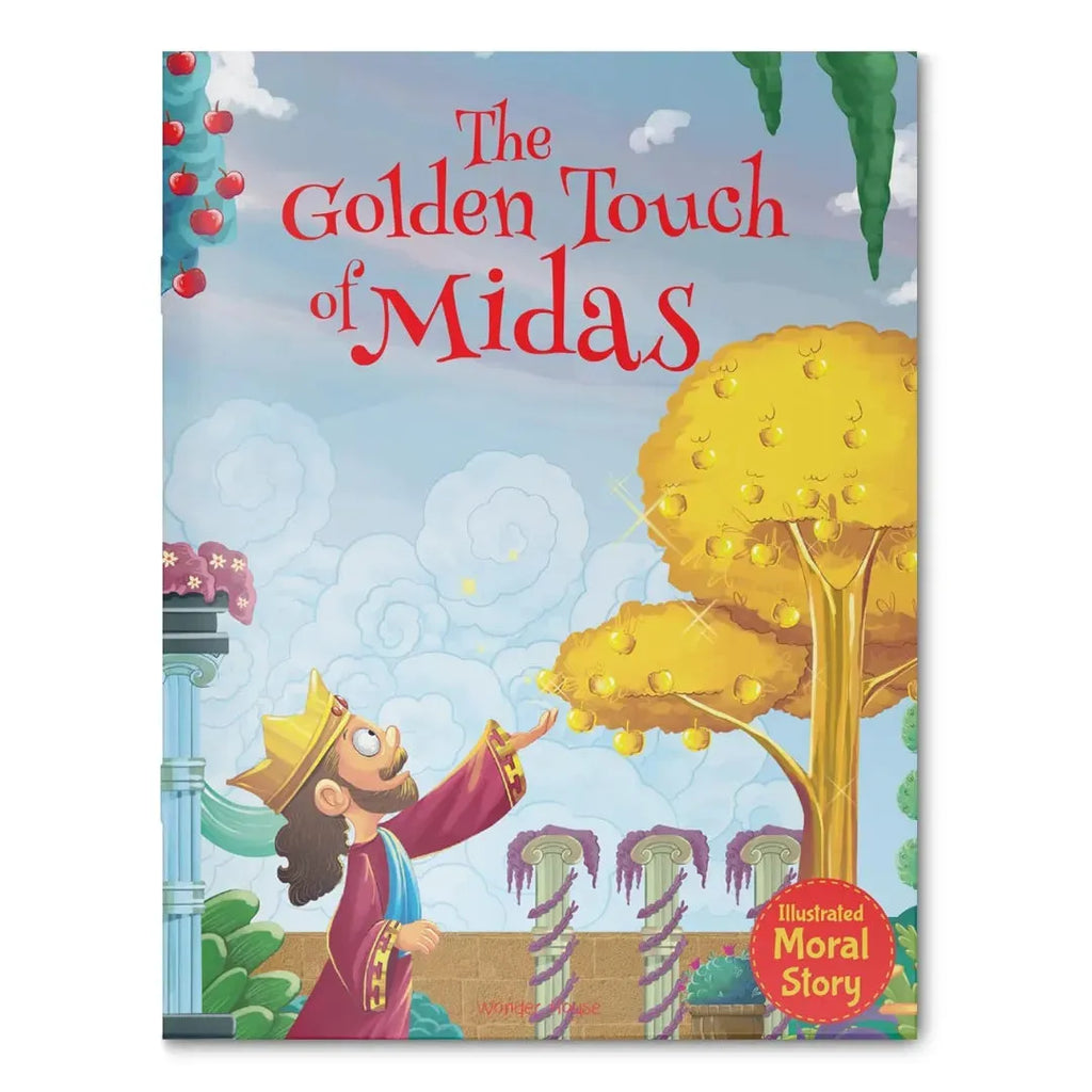 Wonder House The Golden Touch of Midas - Illustrated Moral Story for Children - Naivri