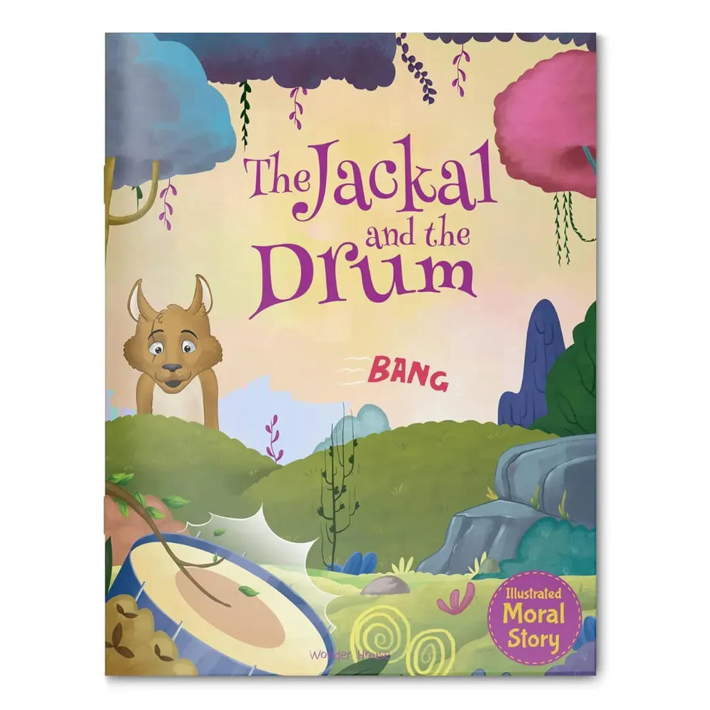 Wonder House The Jackal and the Drum - Illustrated Moral Story for Children - Naivri