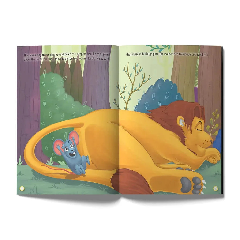 Wonder House The Lion and the Mouse - Illustrated Moral Story for Children - Naivri