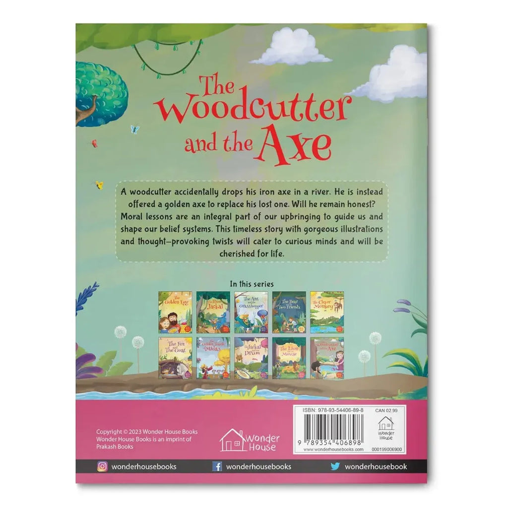 Wonder House The Woodcutter and the Axe - Illustrated Moral Story for Children - Naivri