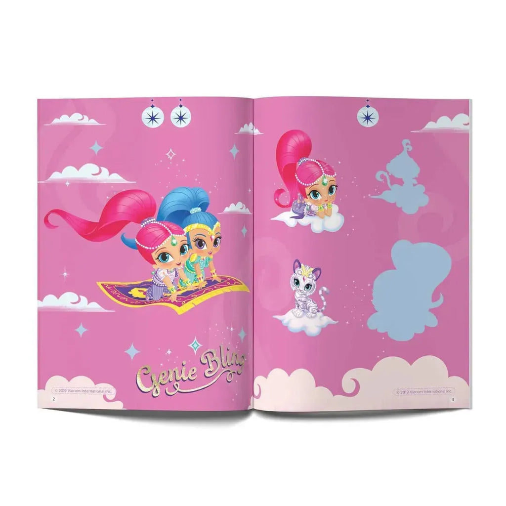 Wonder House Twinsies Sticker Book Shimmer And Shine - Naivri