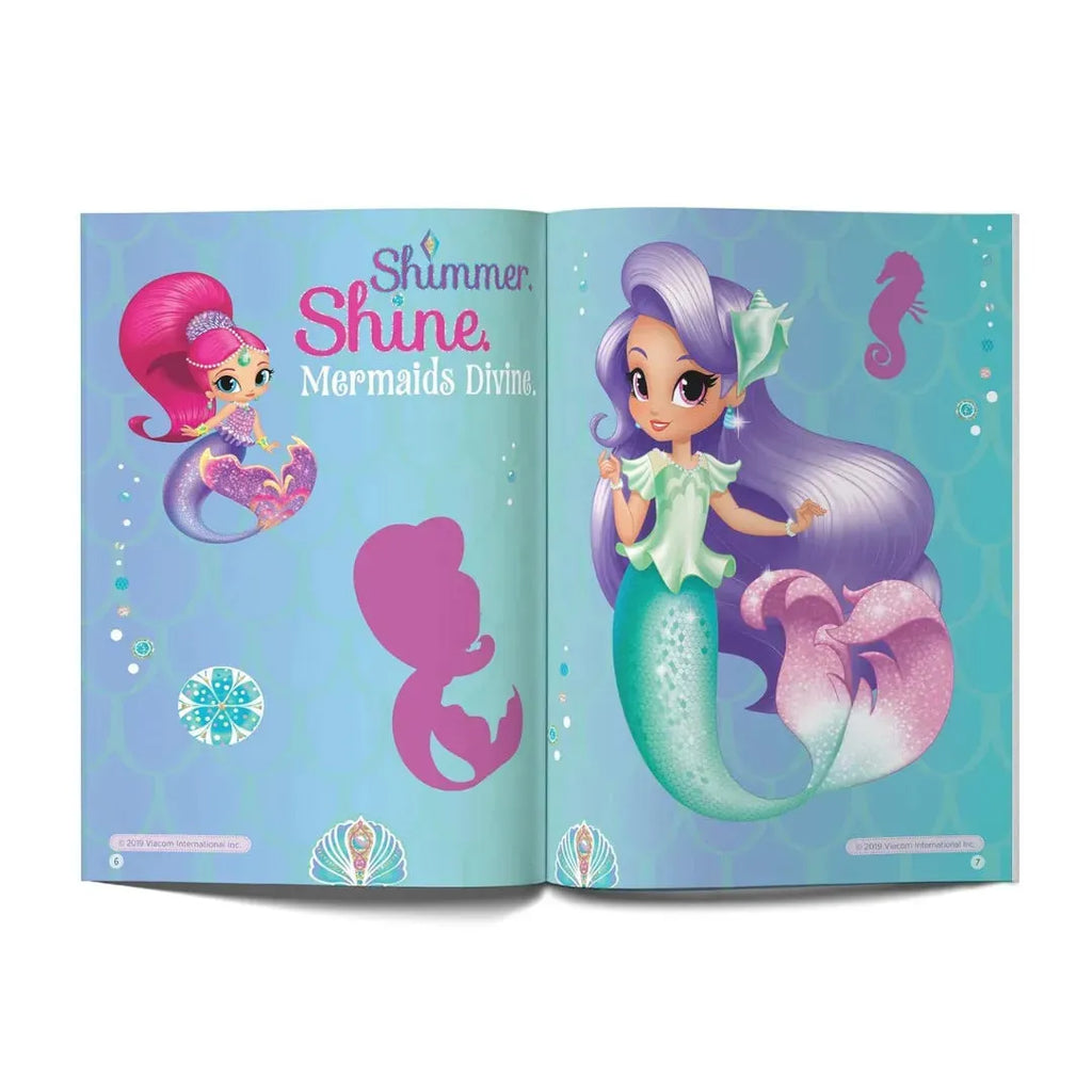 Wonder House Twinsies Sticker Book Shimmer And Shine - Naivri