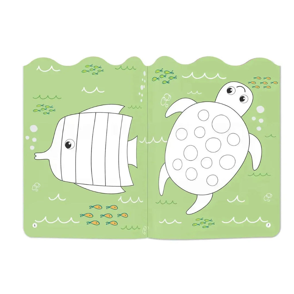 Wonder House Under The Sea Coloring and Sticker Activity Book - Naivri