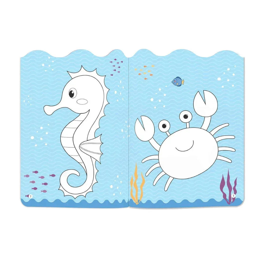 Wonder House Under The Sea Coloring and Sticker Activity Book - Naivri