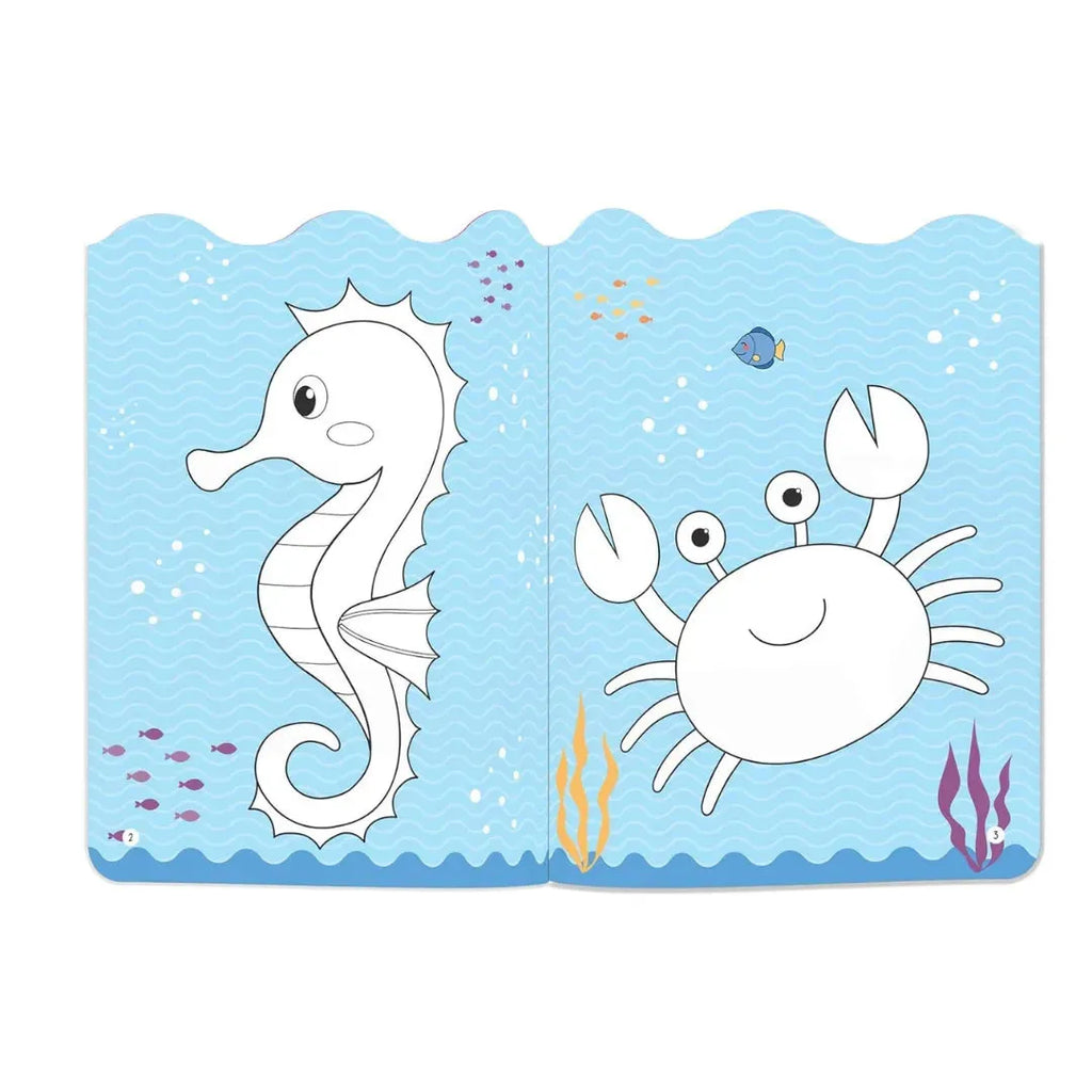 Wonder House Under The Sea Coloring and Sticker Activity Book - Naivri