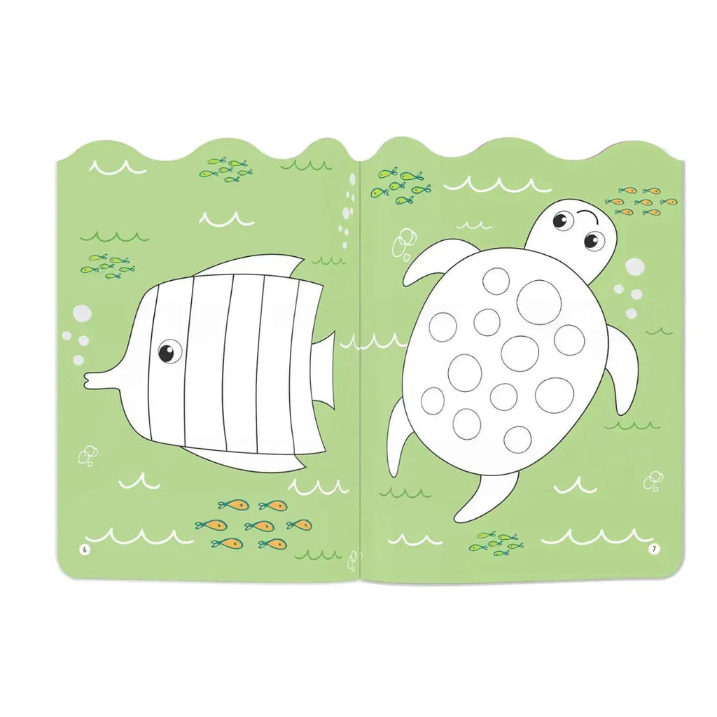 Wonder House Under The Sea Coloring and Sticker Activity Book - Naivri