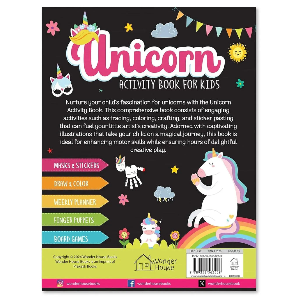 Wonder House Unicorn Activity Book - Naivri