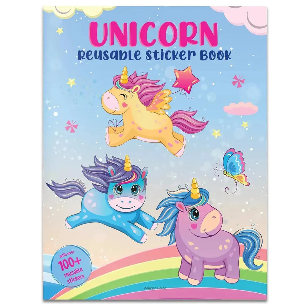 Wonder House Unicorn Reusable Sticker Book - Naivri