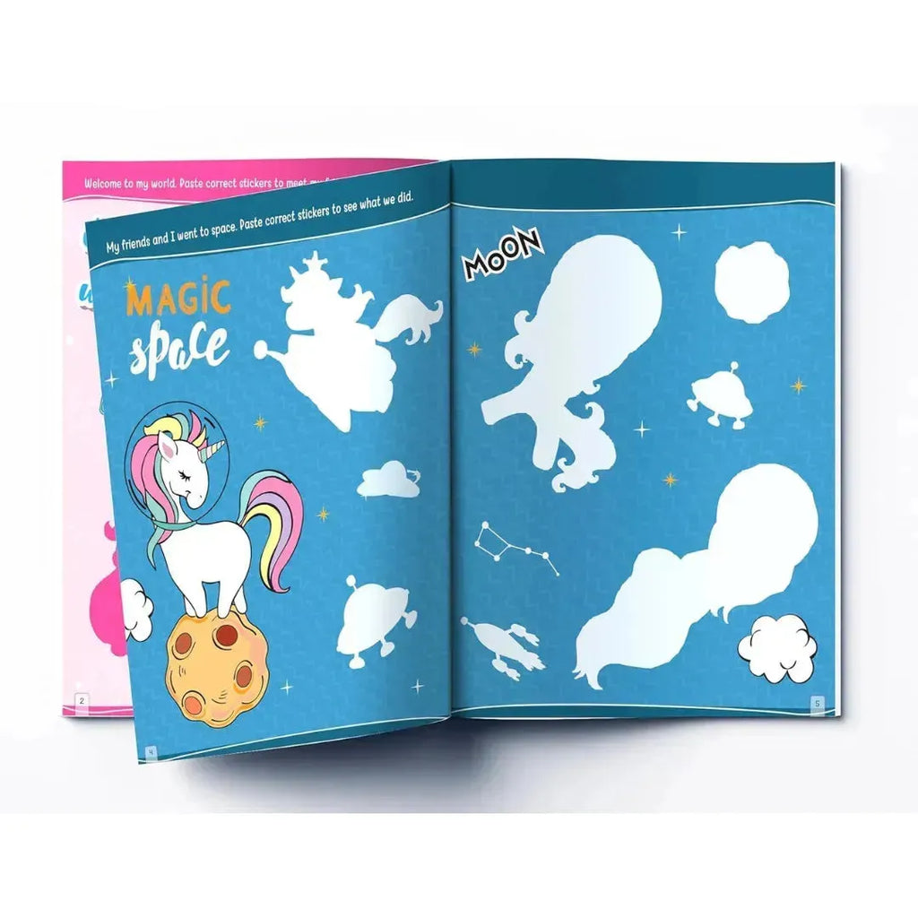 Wonder House Unicorn Reusable Sticker Book - Naivri