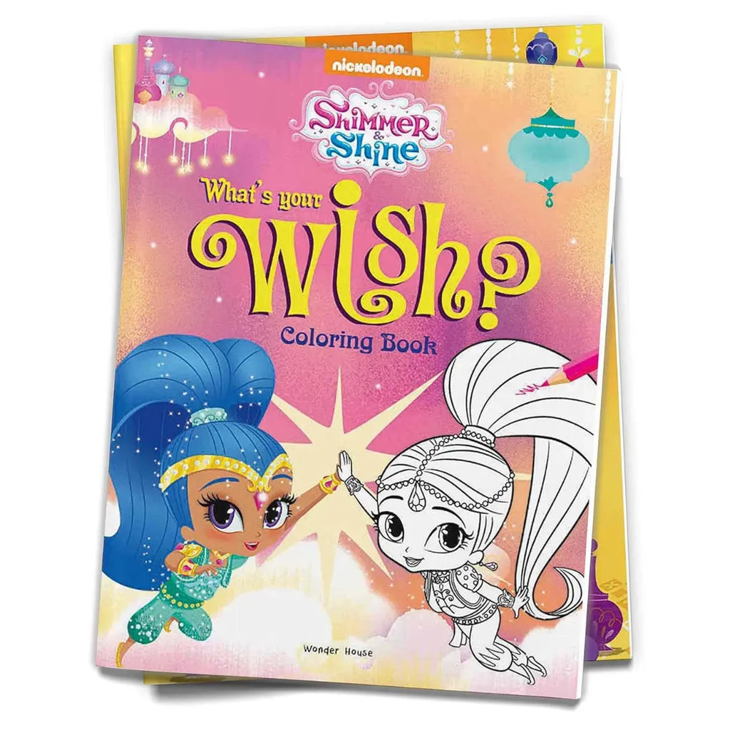 Wonder House What's Your Wish? Coloring Book Shimmer & Shine - Naivri