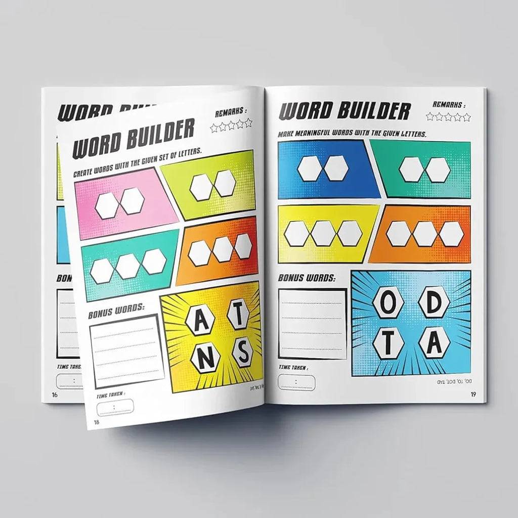 Wonder House Word Builder Activity Book Level 1 - Naivri