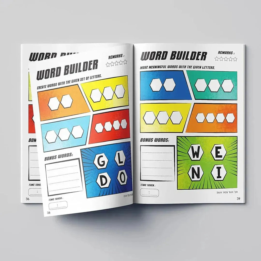 Wonder House Word Builder Activity Book Level 1 - Naivri