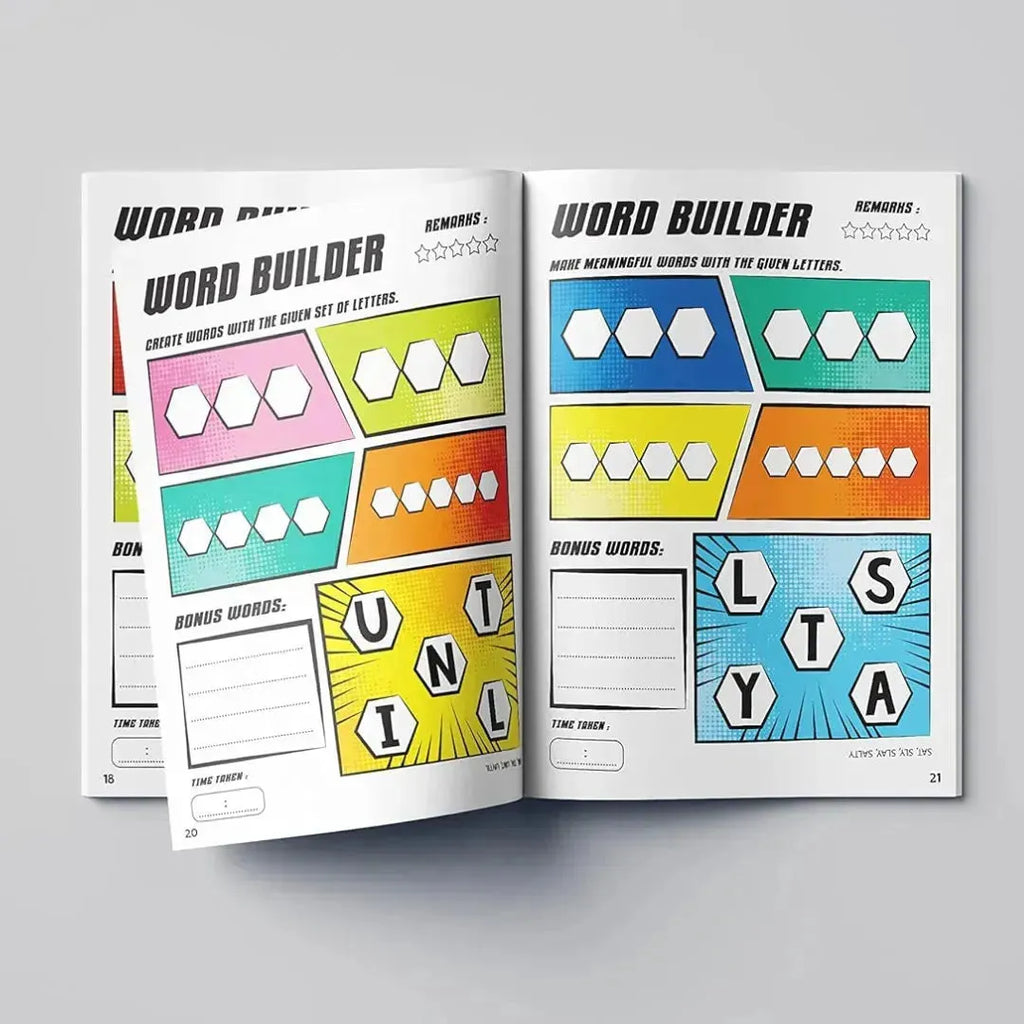 Wonder House Word Builder Activity Book Level 2 - Naivri