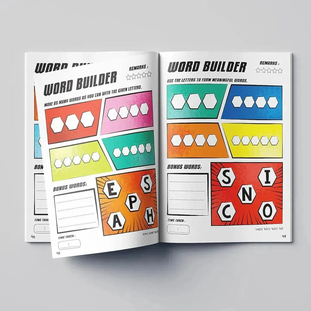 Wonder House Word Builder Activity Book Level 2 - Naivri