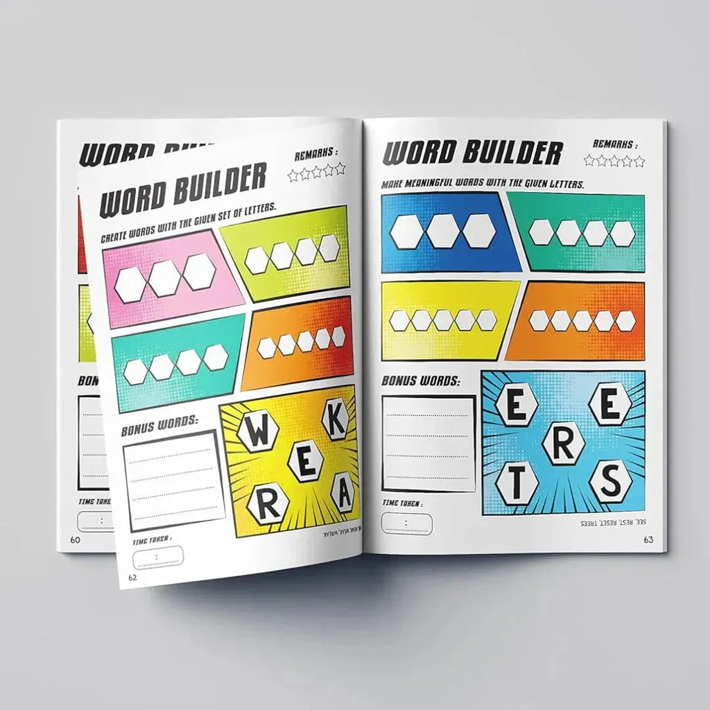 Wonder House Word Builder Activity Book Level 2 - Naivri