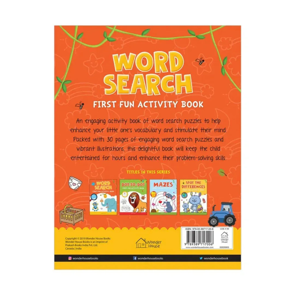 Wonder House Word Search First Activity Book - Naivri