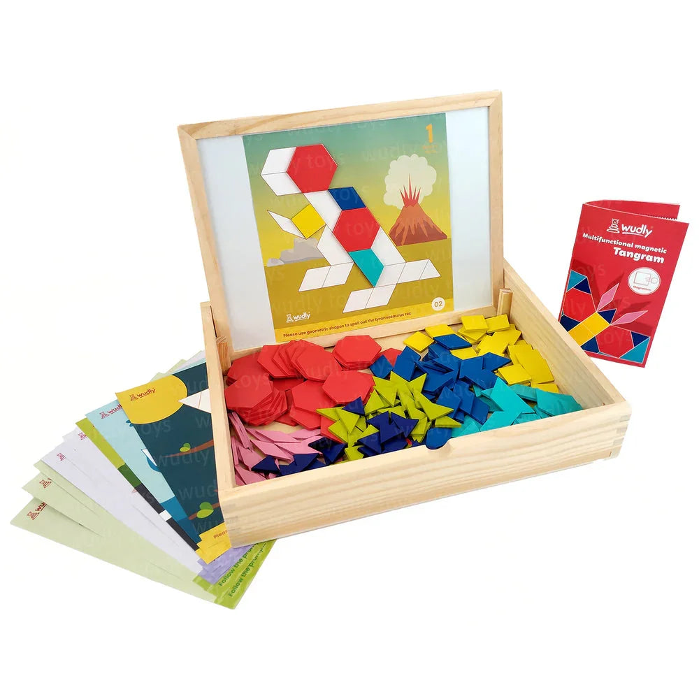 Wudly 3D Magnetic Tangram Puzzle - Naivri