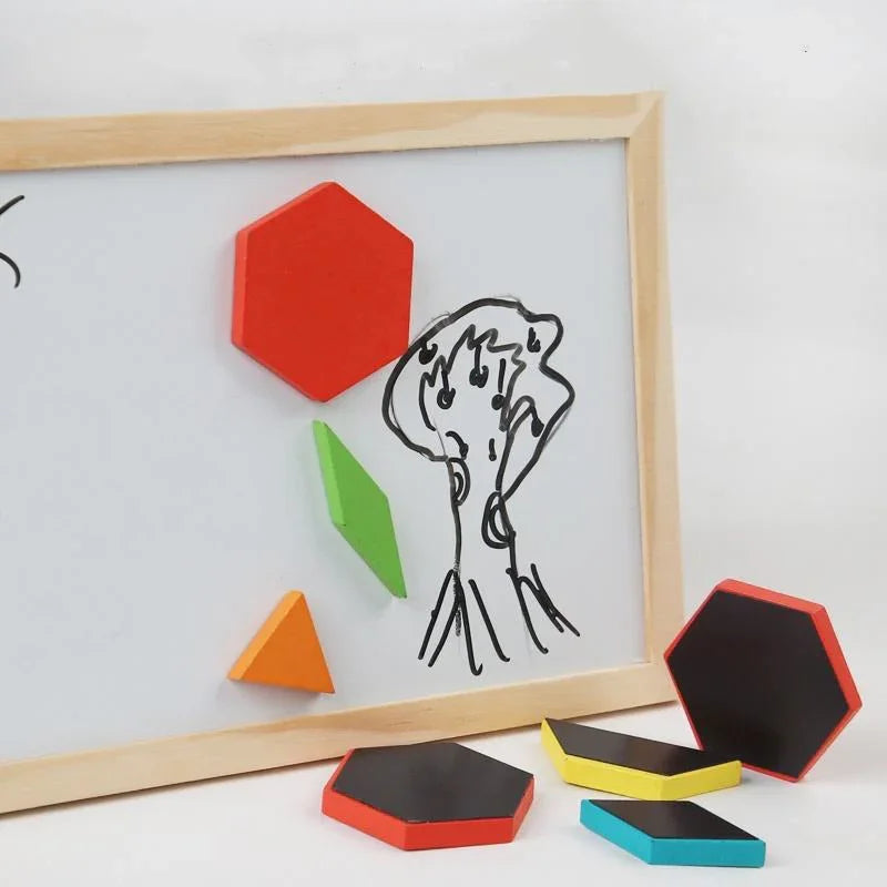 Wudly 3D Magnetic Tangram Puzzle - Naivri
